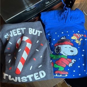 Christmas Hoodie Unisex 2XL Sweatshirt Bundle Snoopy